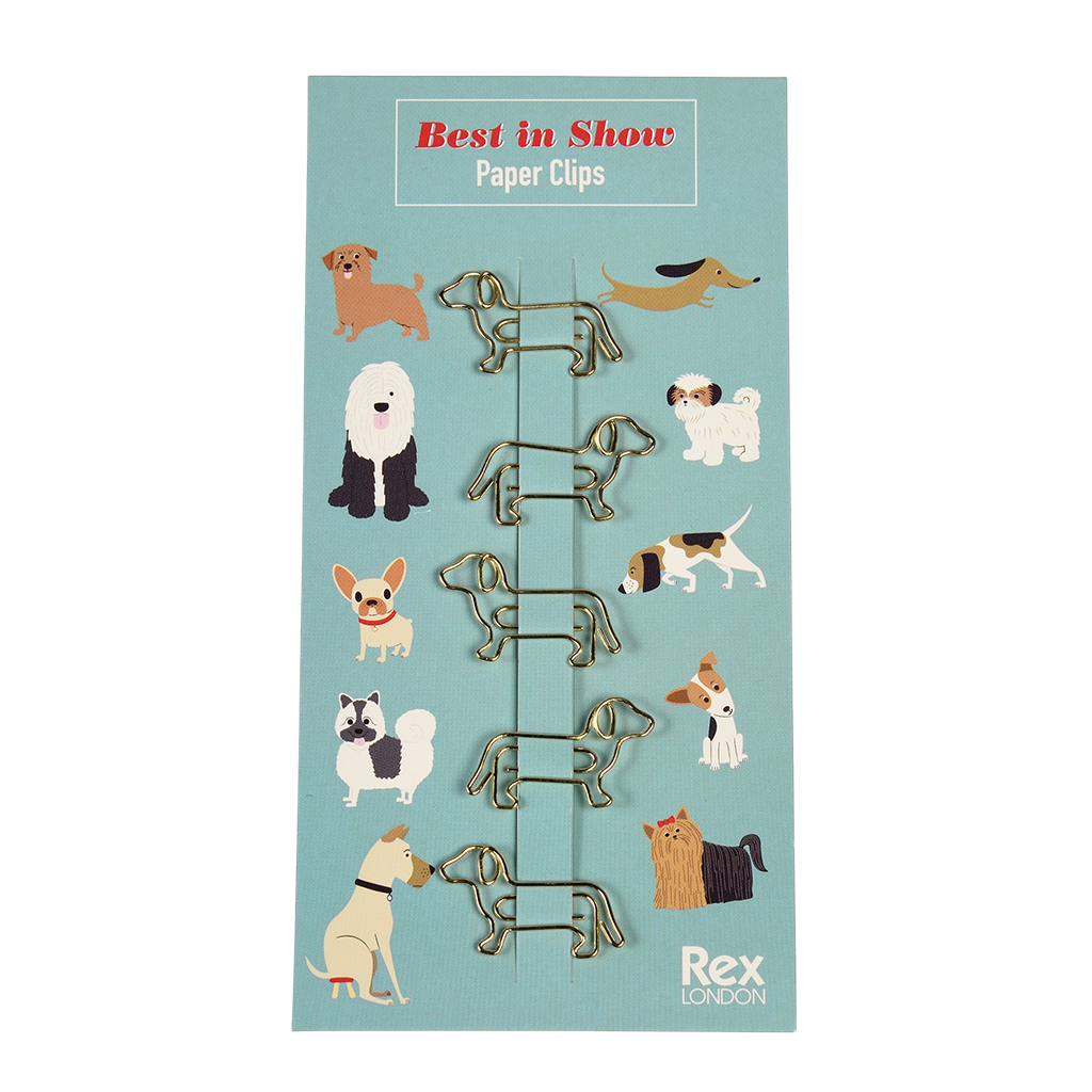Rex London - Paperclips Hond Best in Show (set van 5)