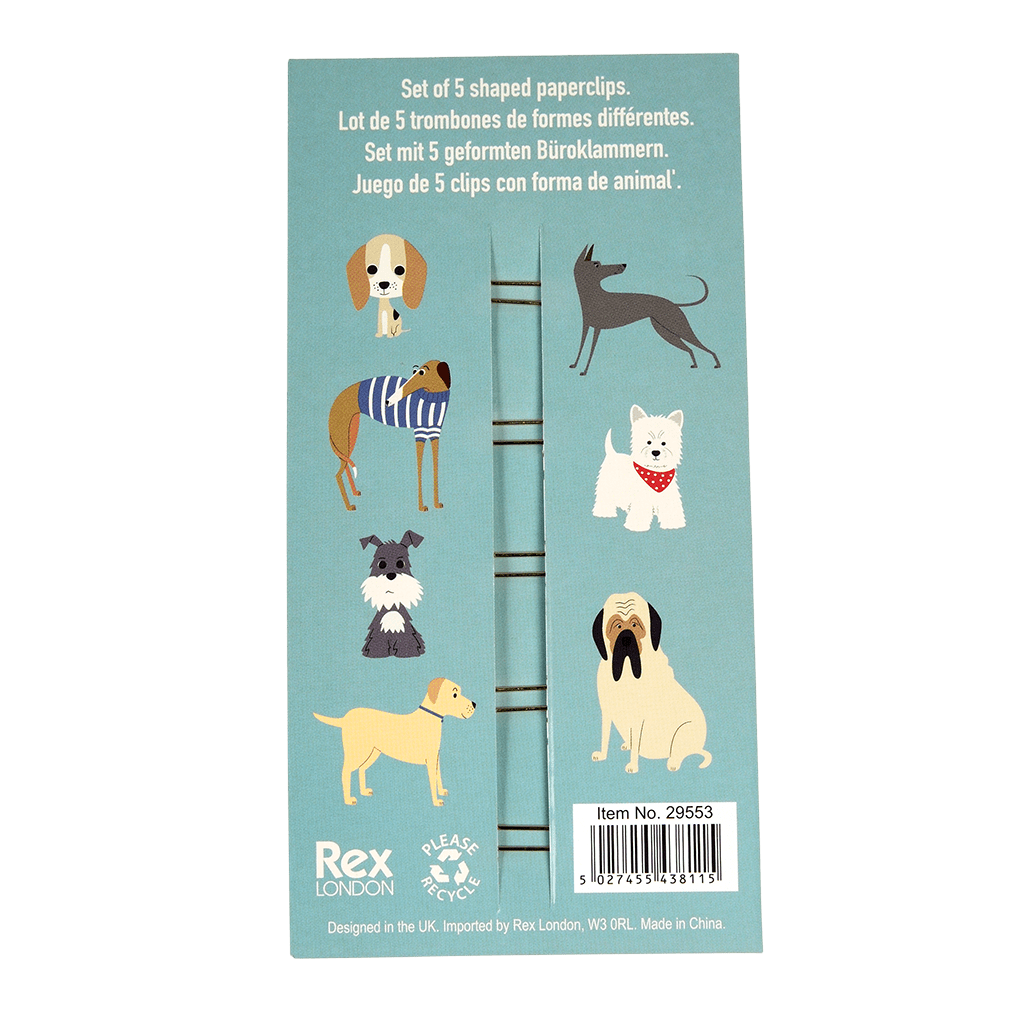 Rex London - Paperclips Hond Best in Show (set van 5)