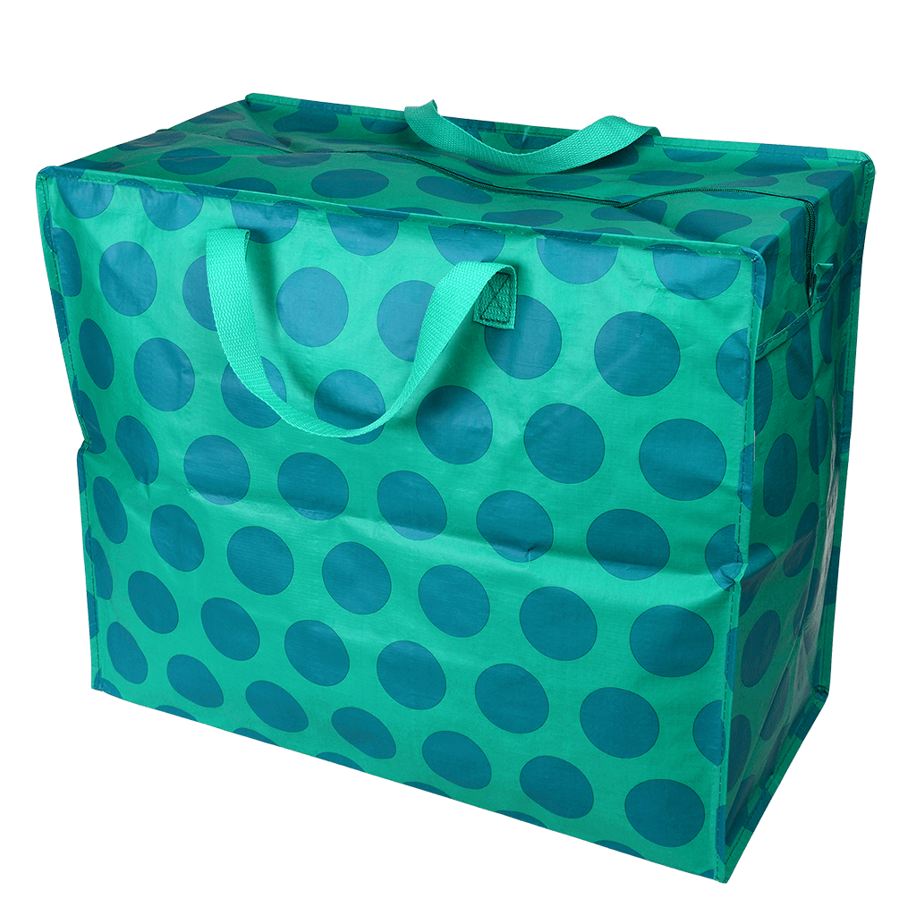 Rex London - Jumbo Opbergzak Blauw op Turquoise Spotlight