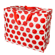 Rex London - Jumbo Opbergzak Rood op Wit Spotlicht