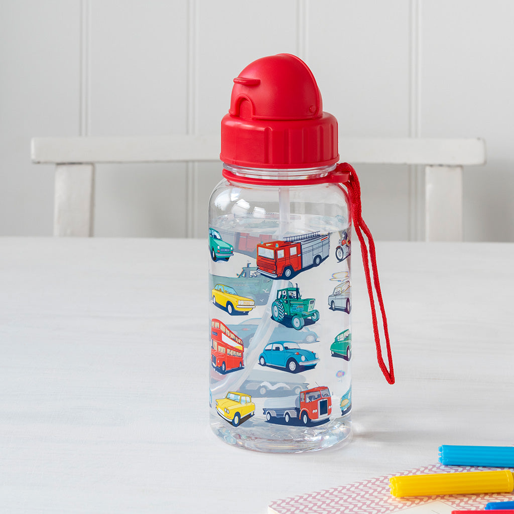 Rex London - Drinkfles kinderen Road Trip 500ml met rietje