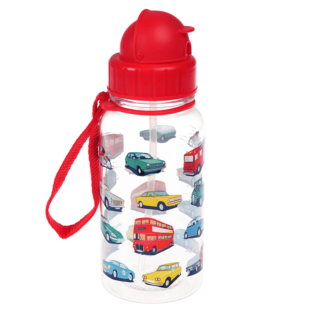 Rex London - Drinkfles kinderen Road Trip 500ml met rietje