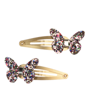 Rex London - Glitter haarspeldjes vlinder Fairies in the Garden (set van 2)