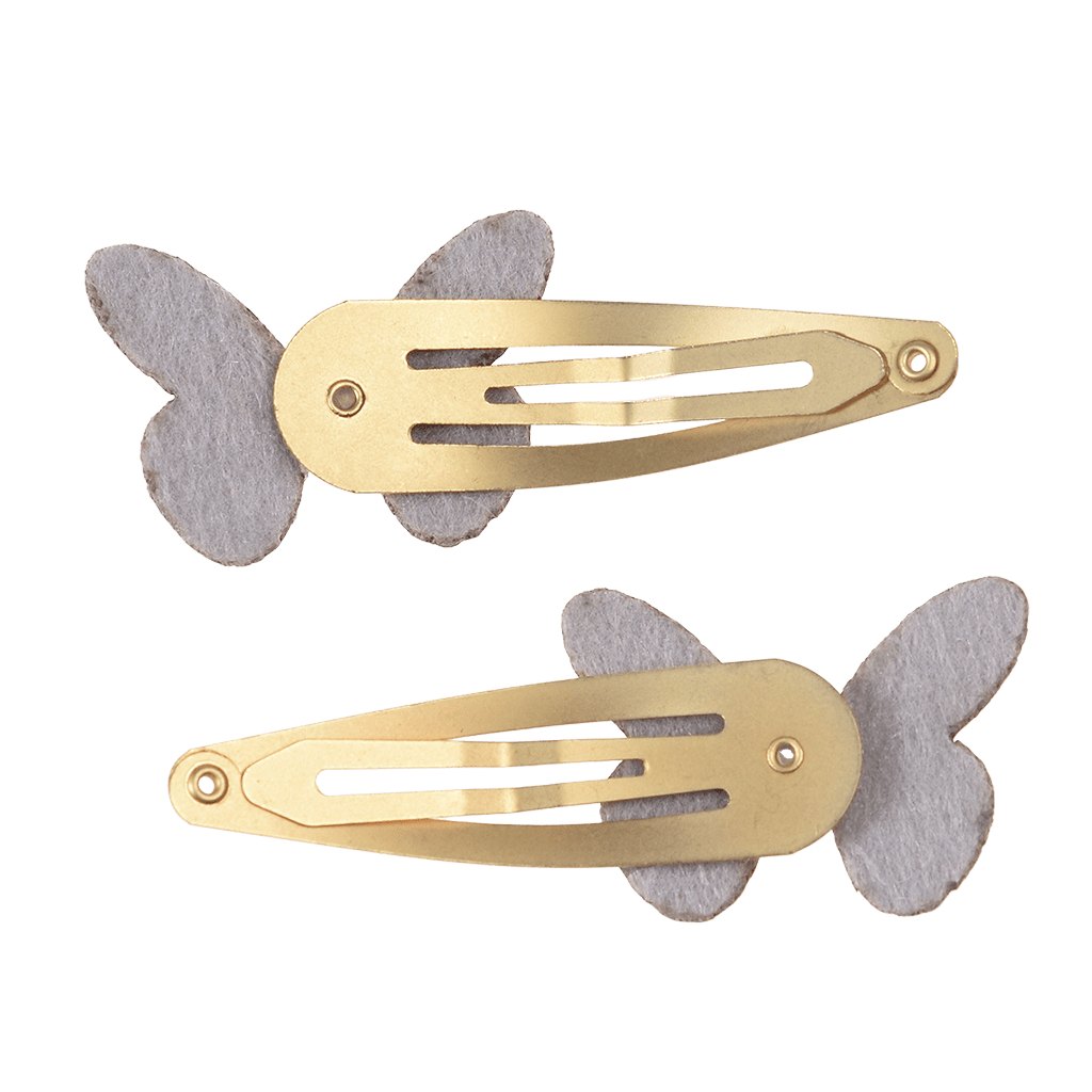 Rex London - Glitter haarspeldjes vlinder Fairies in the Garden (set van 2)