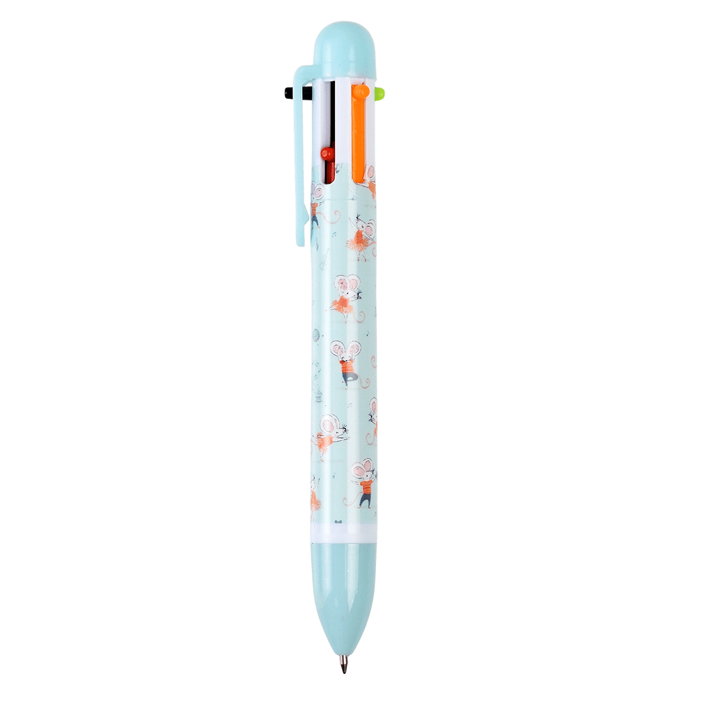 Rex London - Balpen met zes kleuren Mouse Ballet