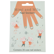Rex London - Nagelstickers kinderen Muis Ballet (25 stuks)