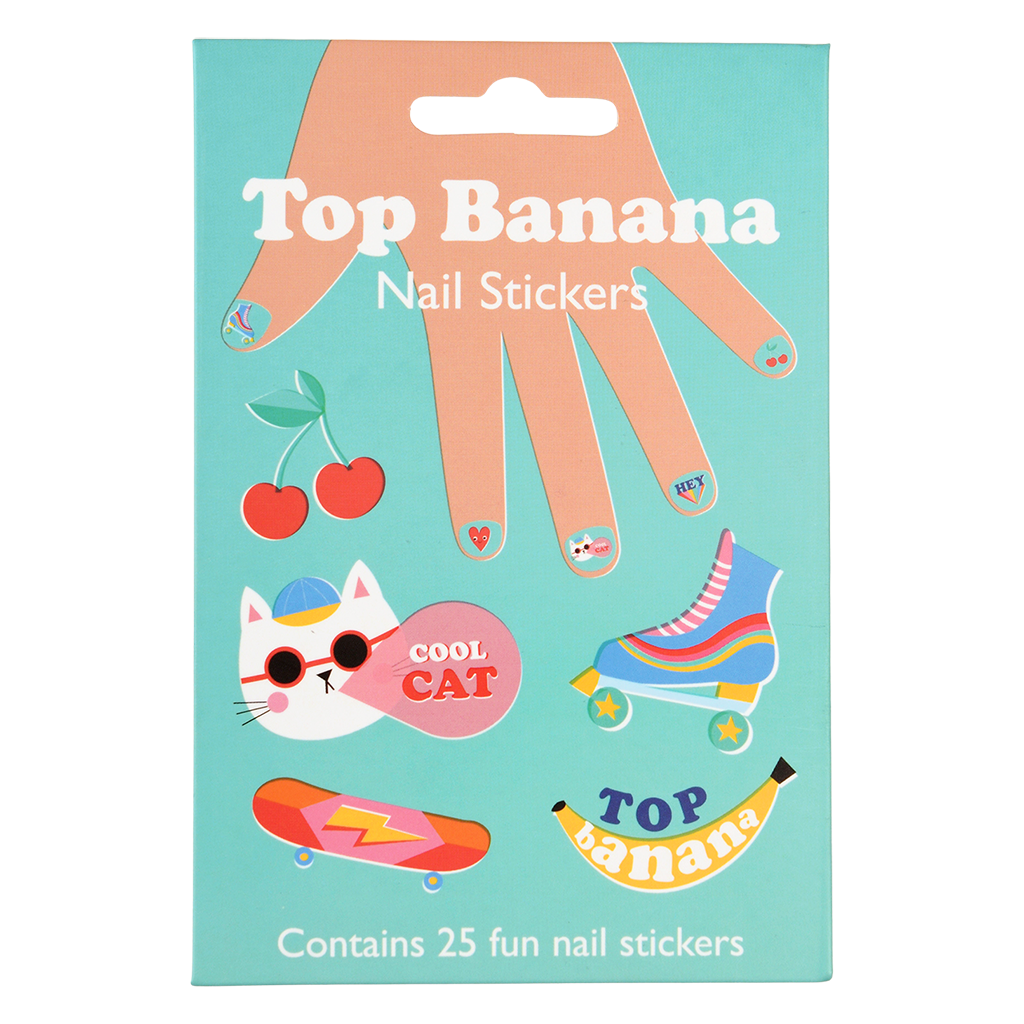 Rex London - Nagelstickers voor kinderen Top Banana