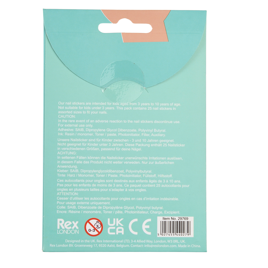Rex London - Nagelstickers voor kinderen Top Banana