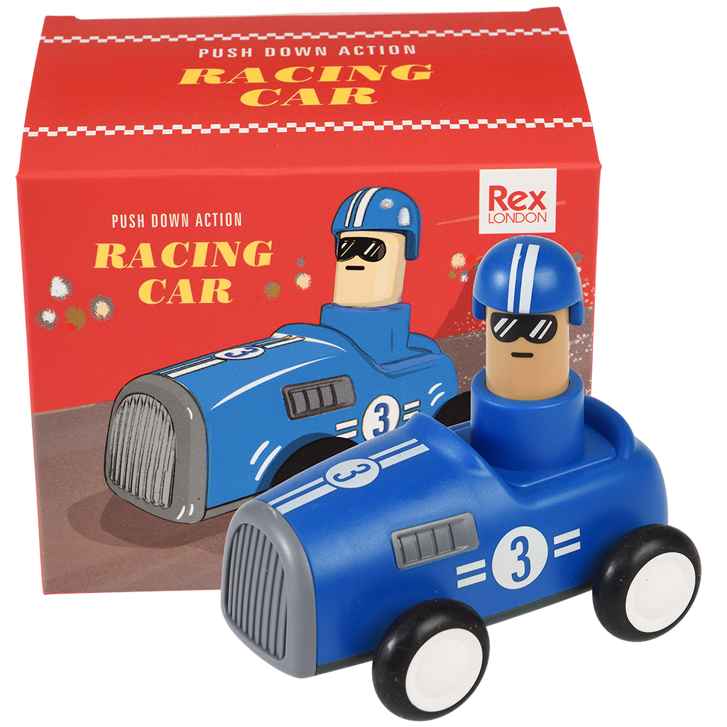 Rex London - Drukracer Blauwe Raceauto