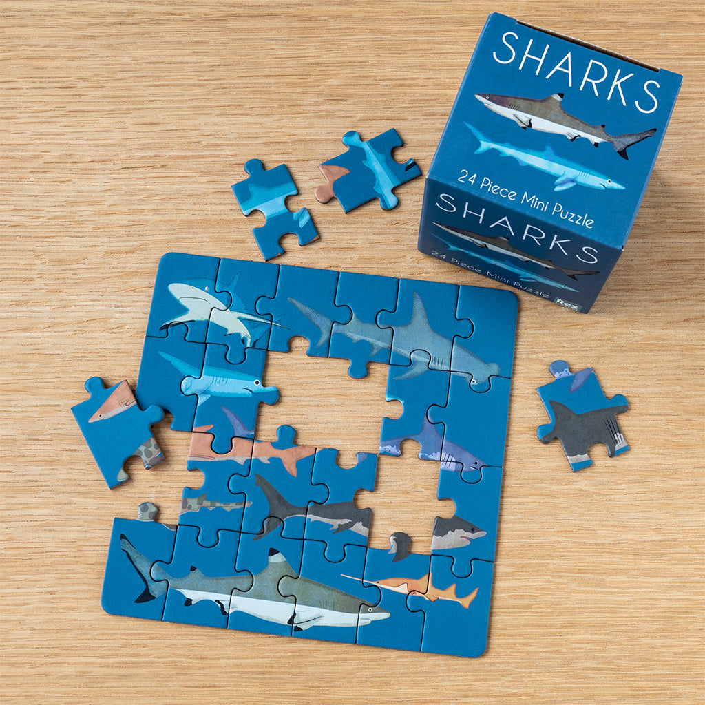 Rex London - Minipuzzel Haaien
