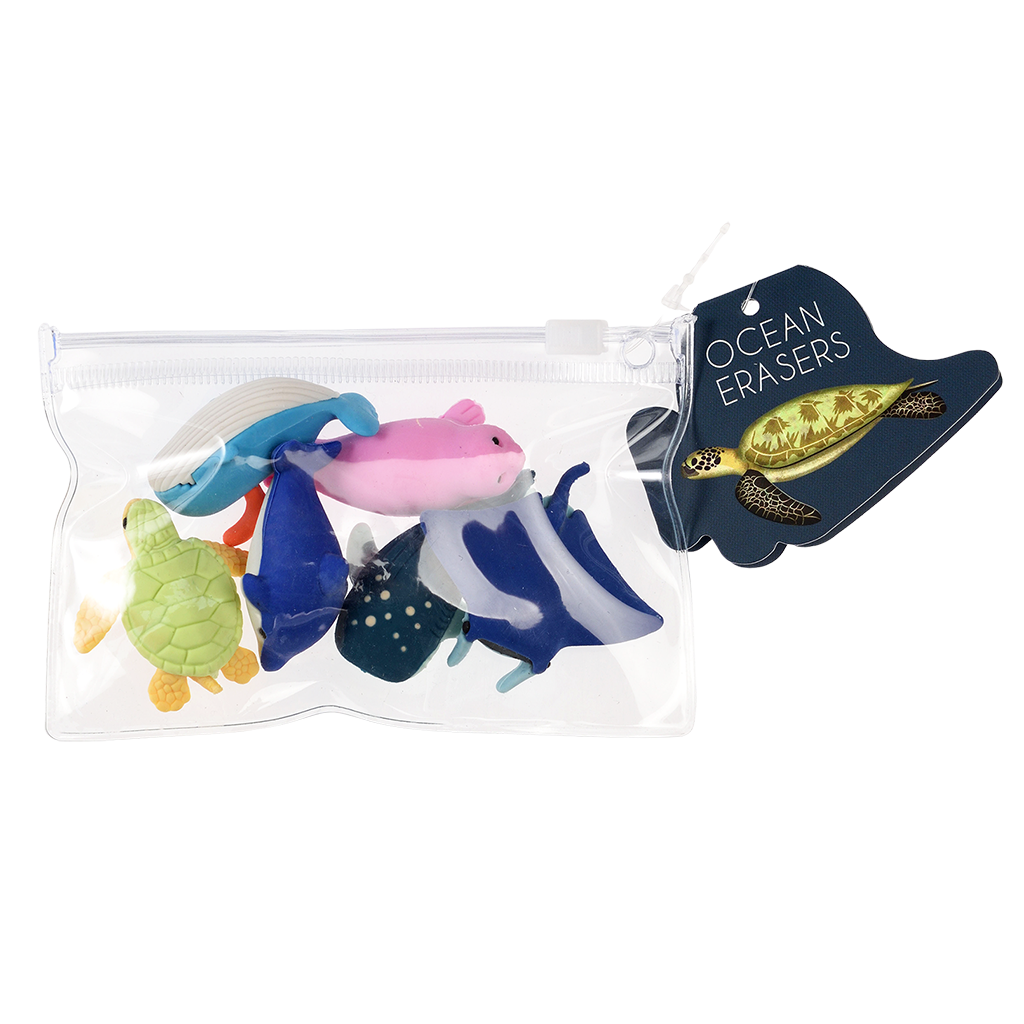 Rex London - Zeedieren gummetjes (set van 6)