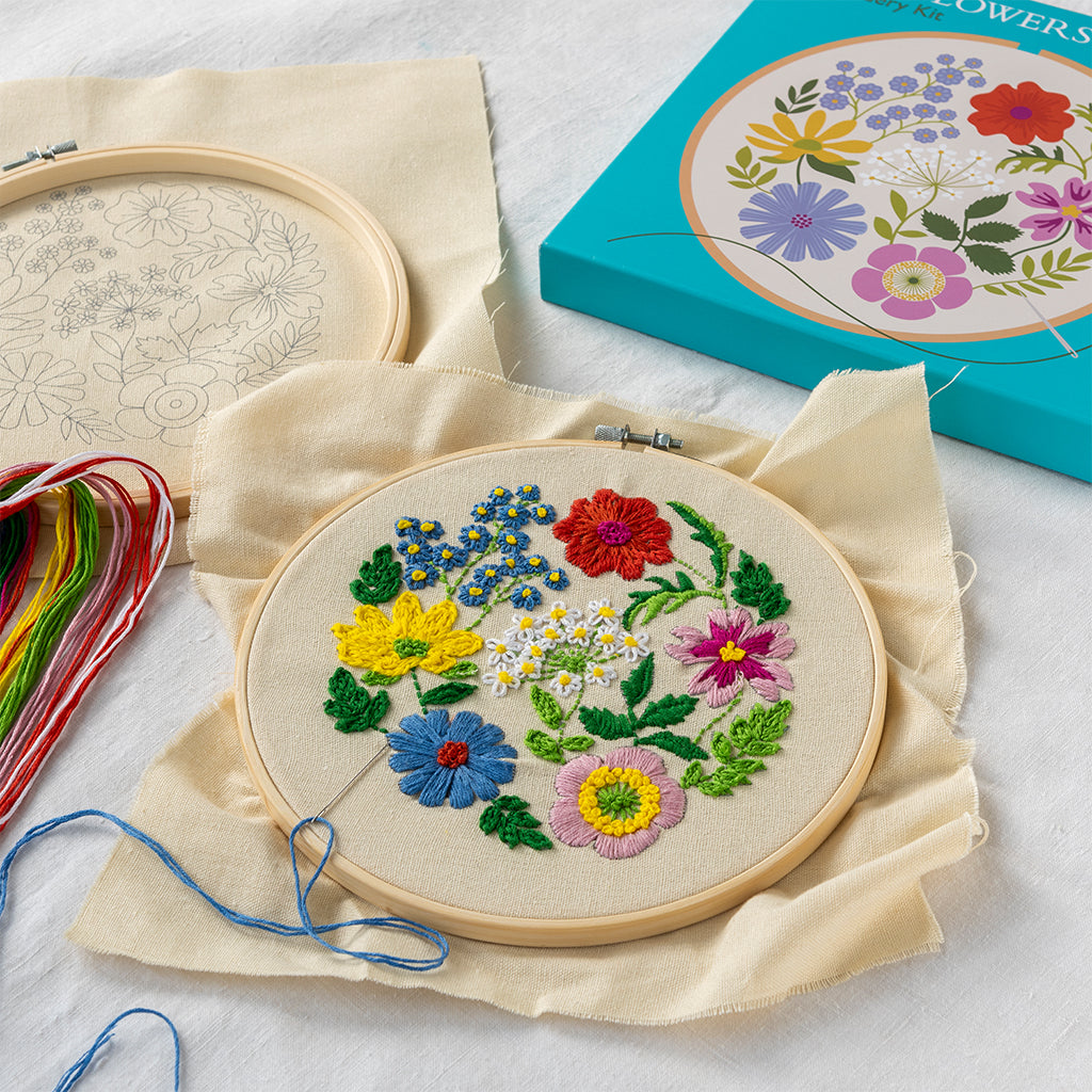 Rex London - Borduurset Wilde Bloemen