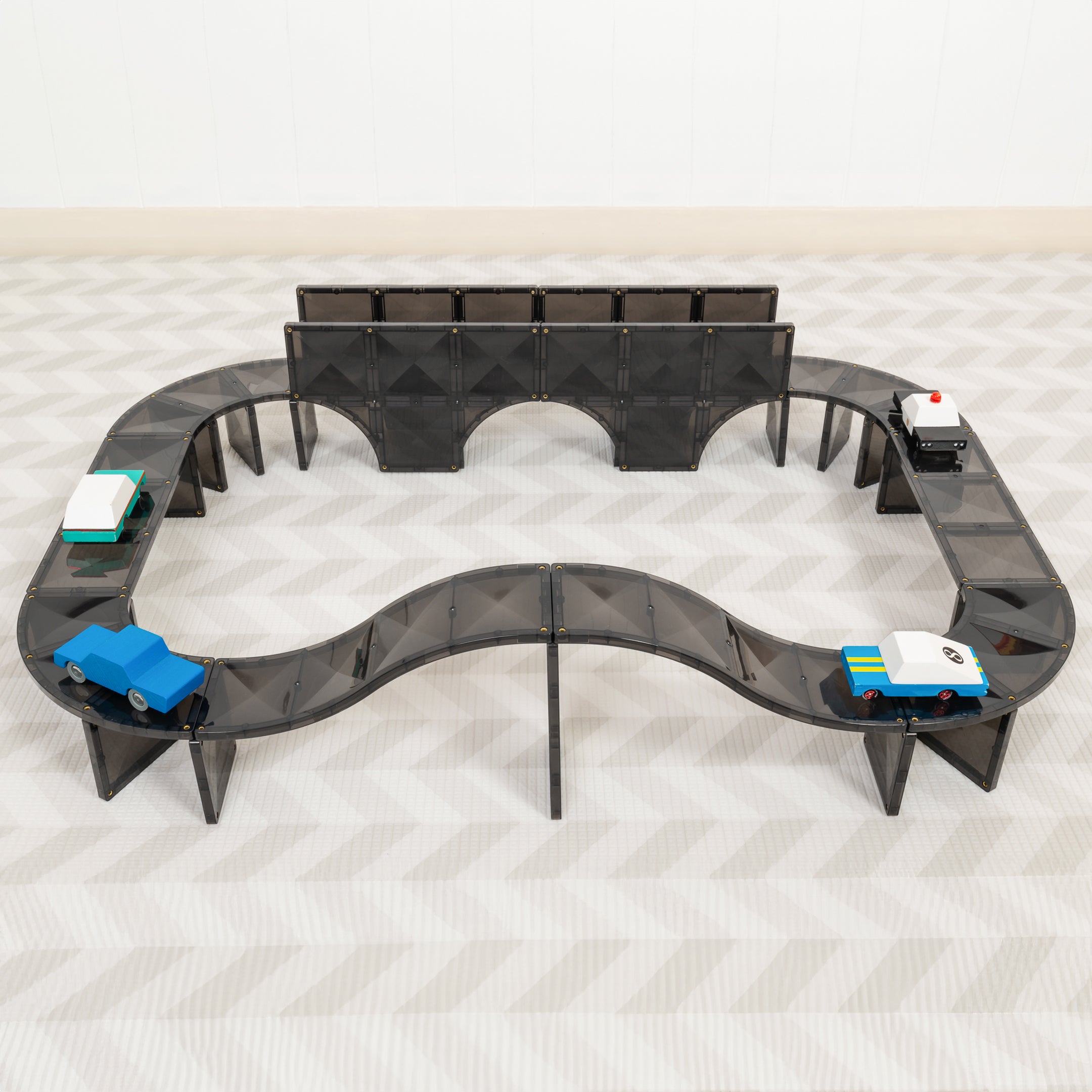 CONNETIX - Creative Roads Pack 48 stuks - magnetisch constructiespeelgoed