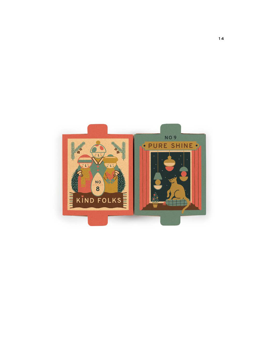 Grapat Ornament No8 Kind Folks (3 stuks)