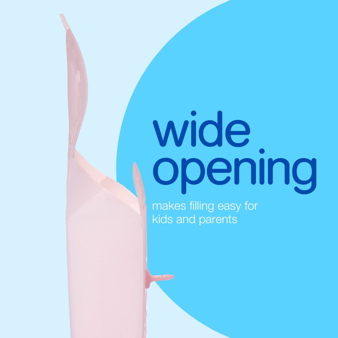 b.box - Siliconen lunchzakje - berry