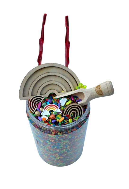 SensoryFun PourAndPlay Speelset — Regenboog