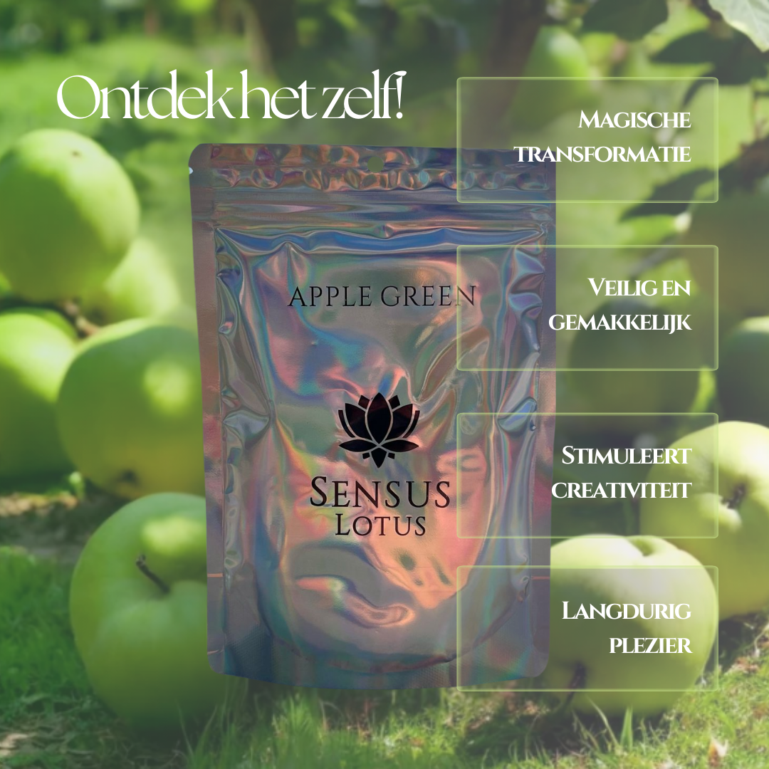 Sensus Lotus - Magisch Badpoeder Apple Green