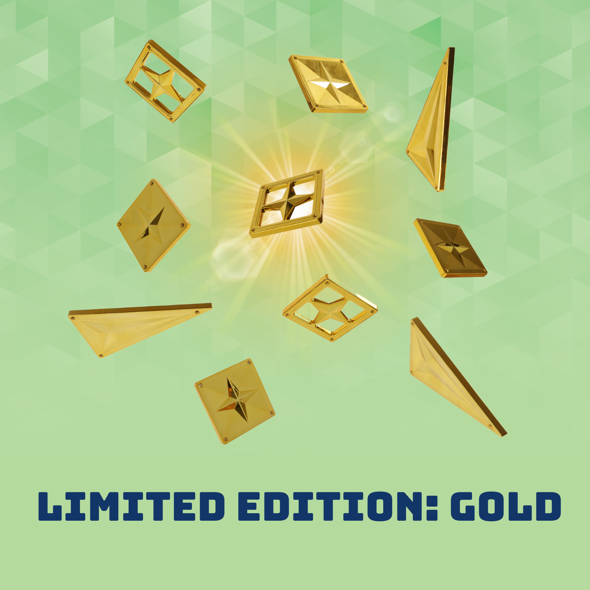 PROMO 10 gouden tegels gratis! Magnetisch constructiespeelgoed 100 stuks - Coblo