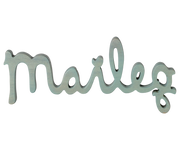 Maileg - Houten Tafellogo - Dusty Blue