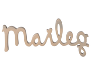 Maileg - Houten Tafellogo - Grijs