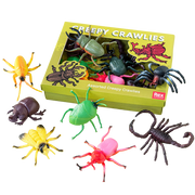 Rex London - Kruipende Beestjes Set (doos met 10 stuks)