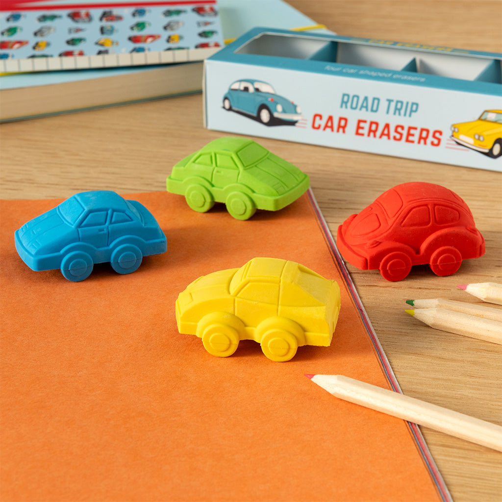 Rex London - Gummetjes Auto's Road Trip (set van 4)