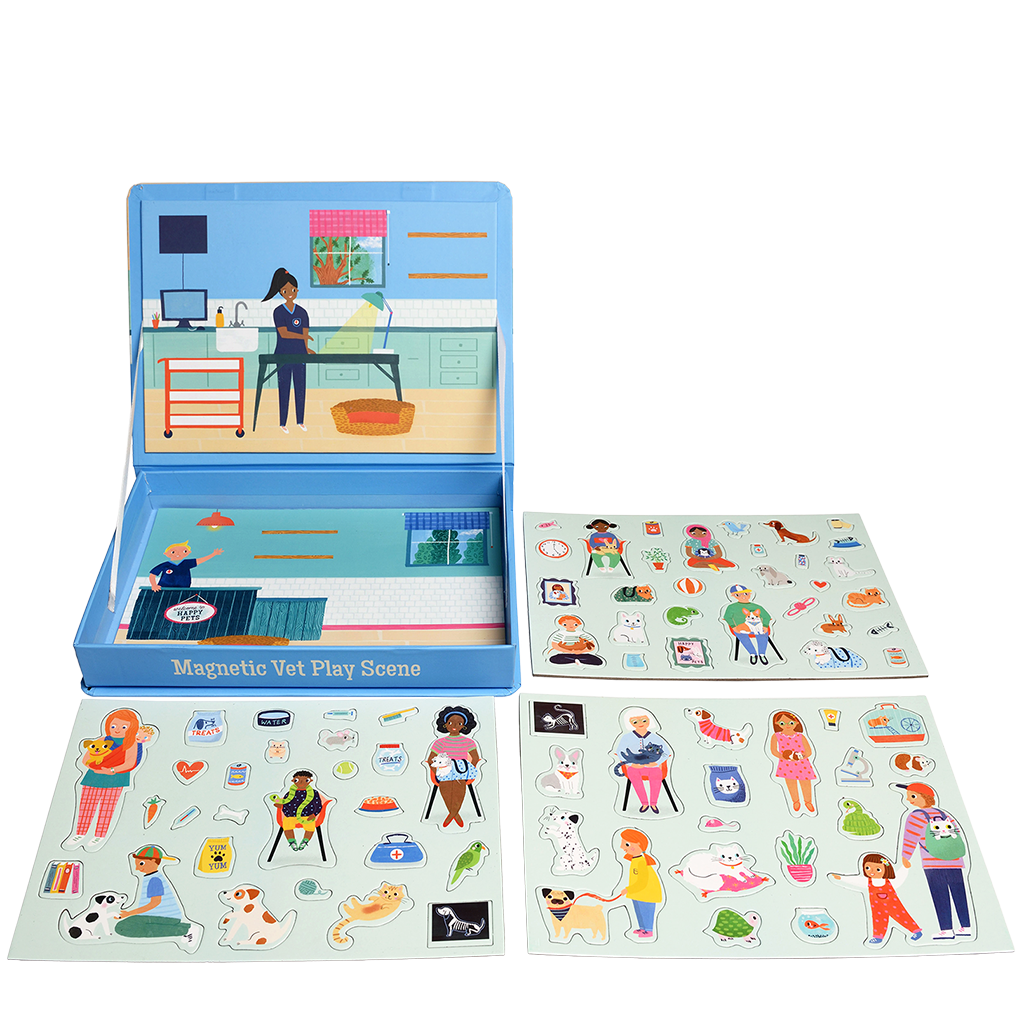 Rex London - Magnetisch Dierenarts Speelset (75 stuks)