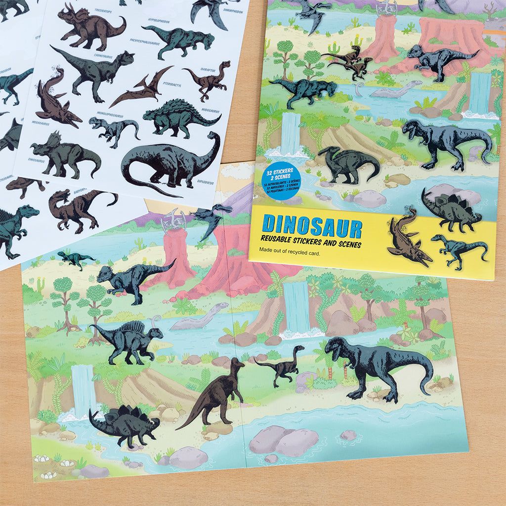 Rex London - Herbruikbare Stickers Prehistorisch Landschap