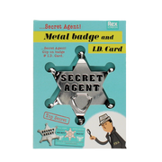 Rex London - Metalen badge en ID-kaart Secret Agent