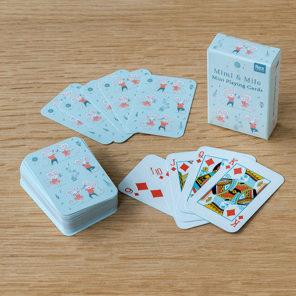 Rex London - Mini Speelkaarten Balletmuis