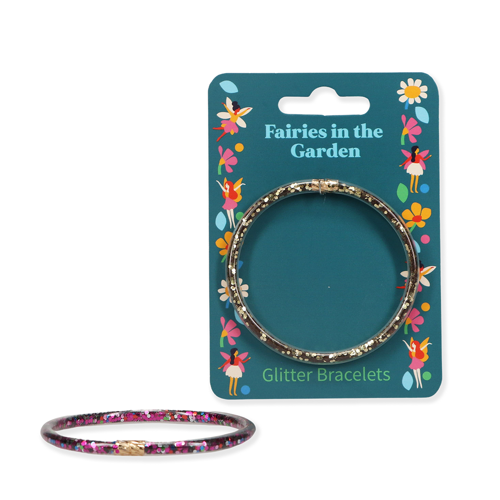Rex London - Glitter armbanden Fairies in the Garden (set van 2)