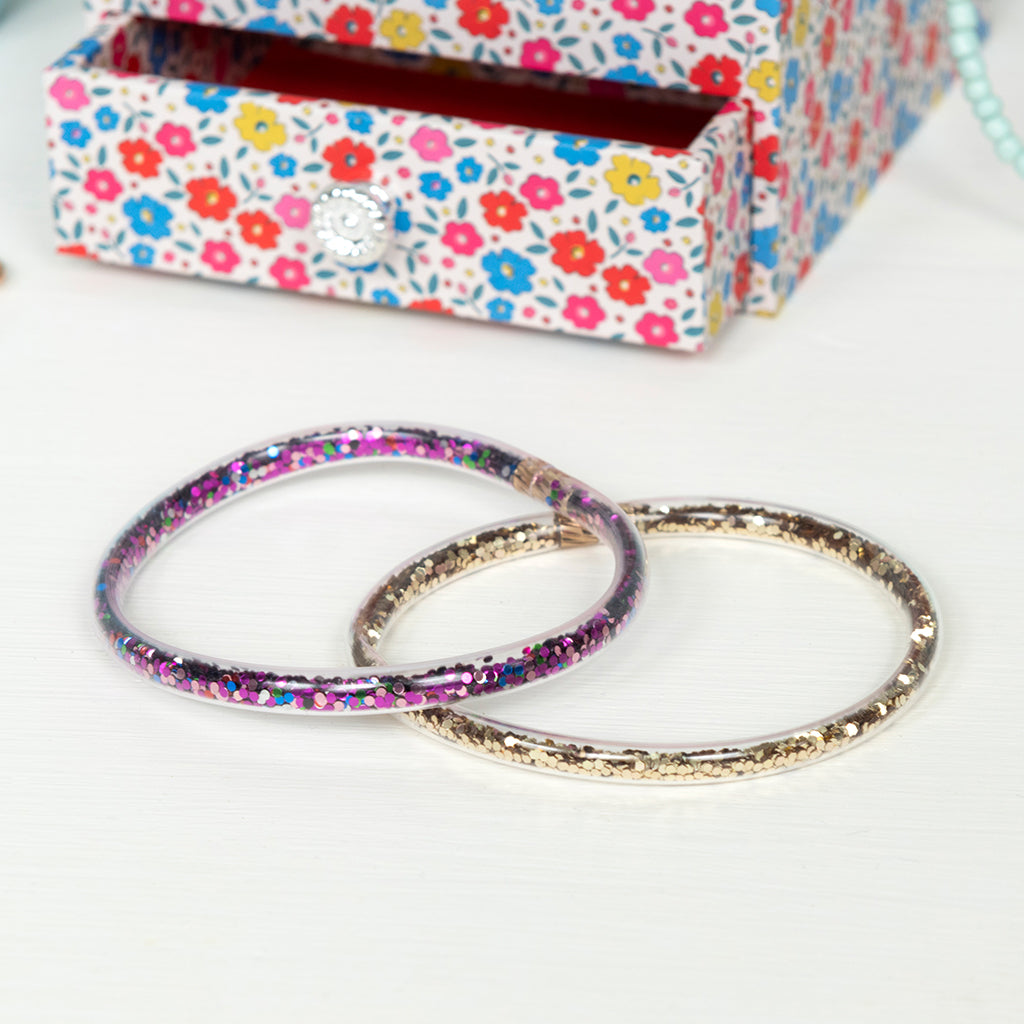 Rex London - Glitter armbanden Fairies in the Garden (set van 2)