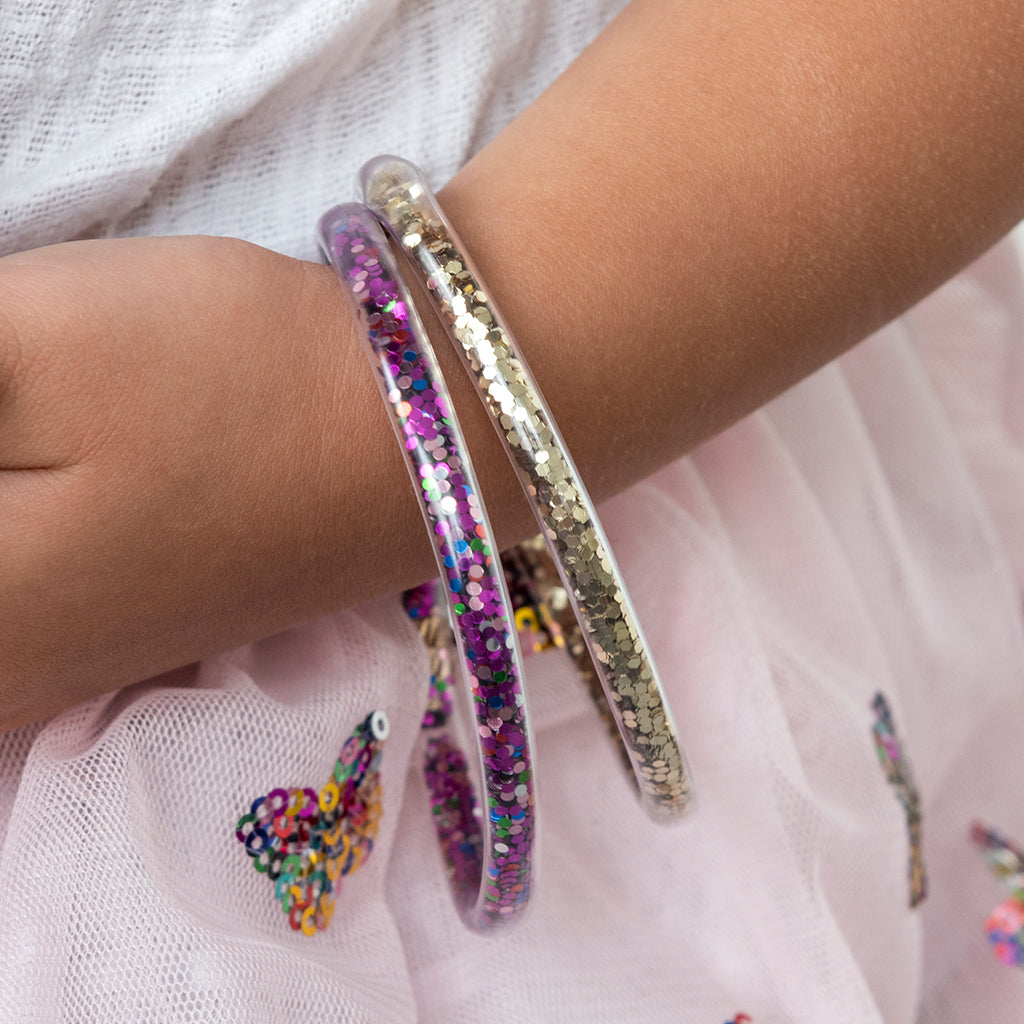 Rex London - Glitter armbanden Fairies in the Garden (set van 2)