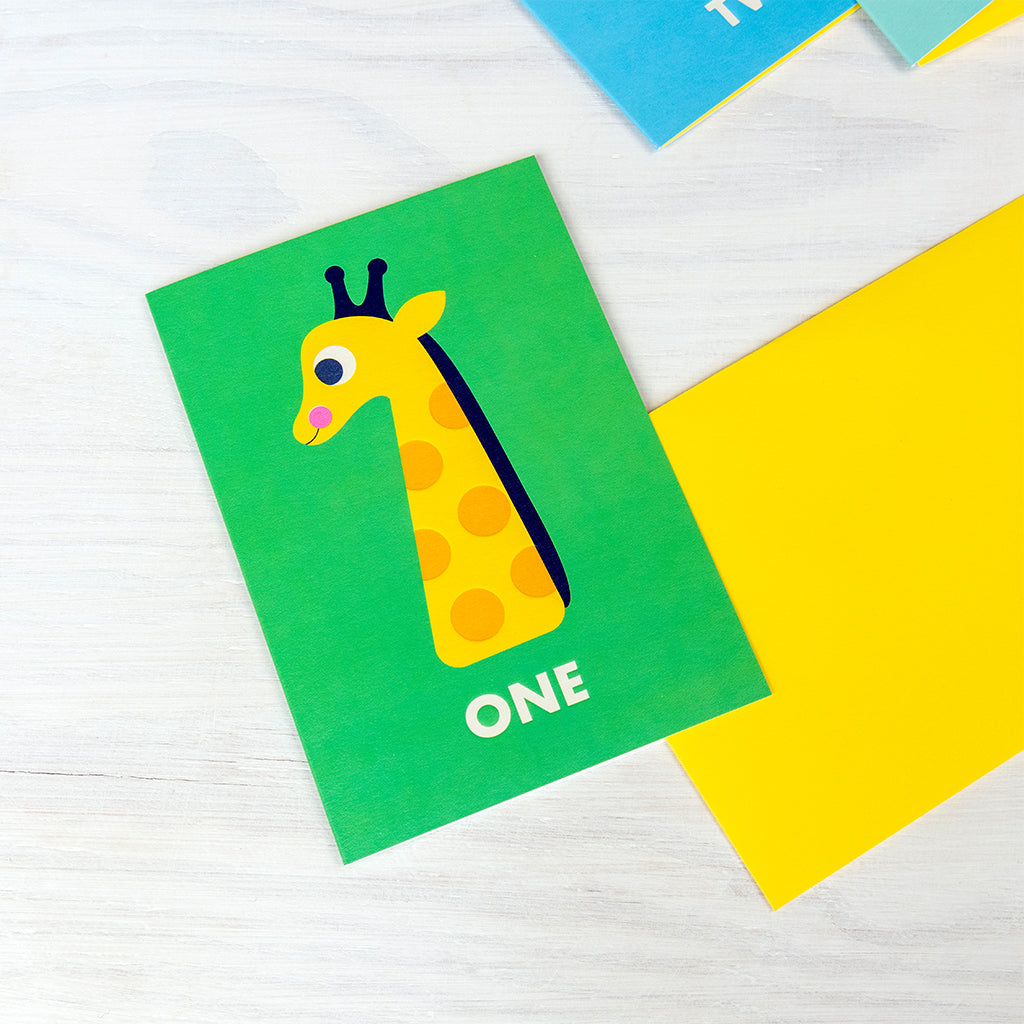 Rex London - Verjaardagskaart Giraffe ONE