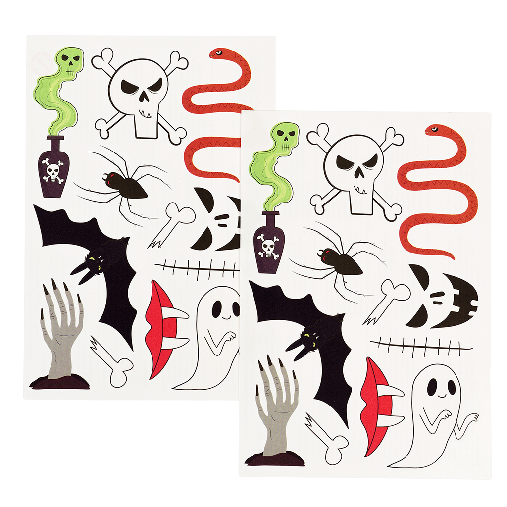 Rex London - Plaktattoos Griezelige Figuren