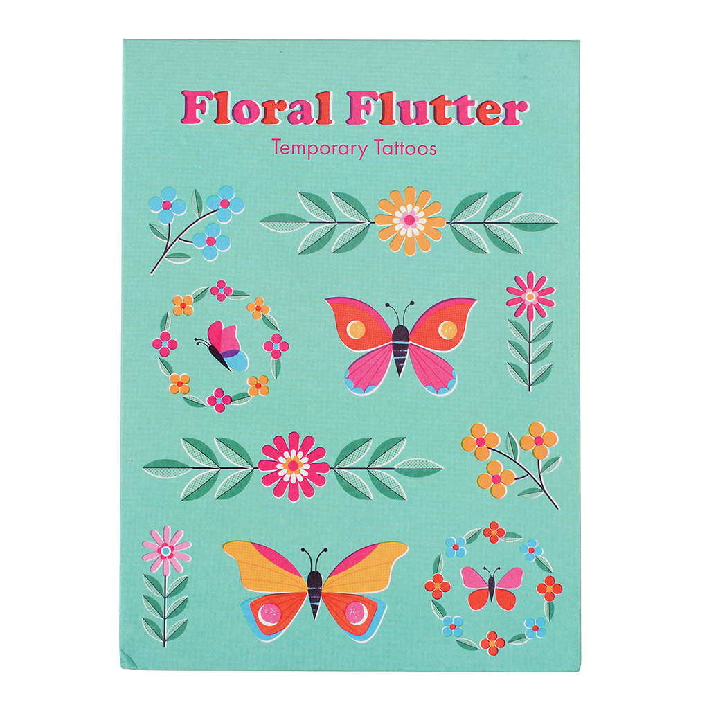 Rex London - Plaktattoos Floral Flutter