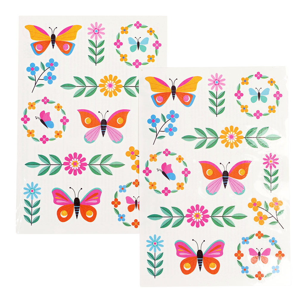 Rex London - Plaktattoos Floral Flutter