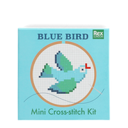 Rex London - Mini Borduursetje Blauwe Vogel