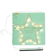 Rex London - Kleine metalen ster LED-lamp 14 cm
