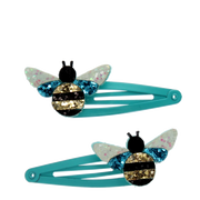 Rex London - Glitter Haarspeldjes Hommel (set van 2)