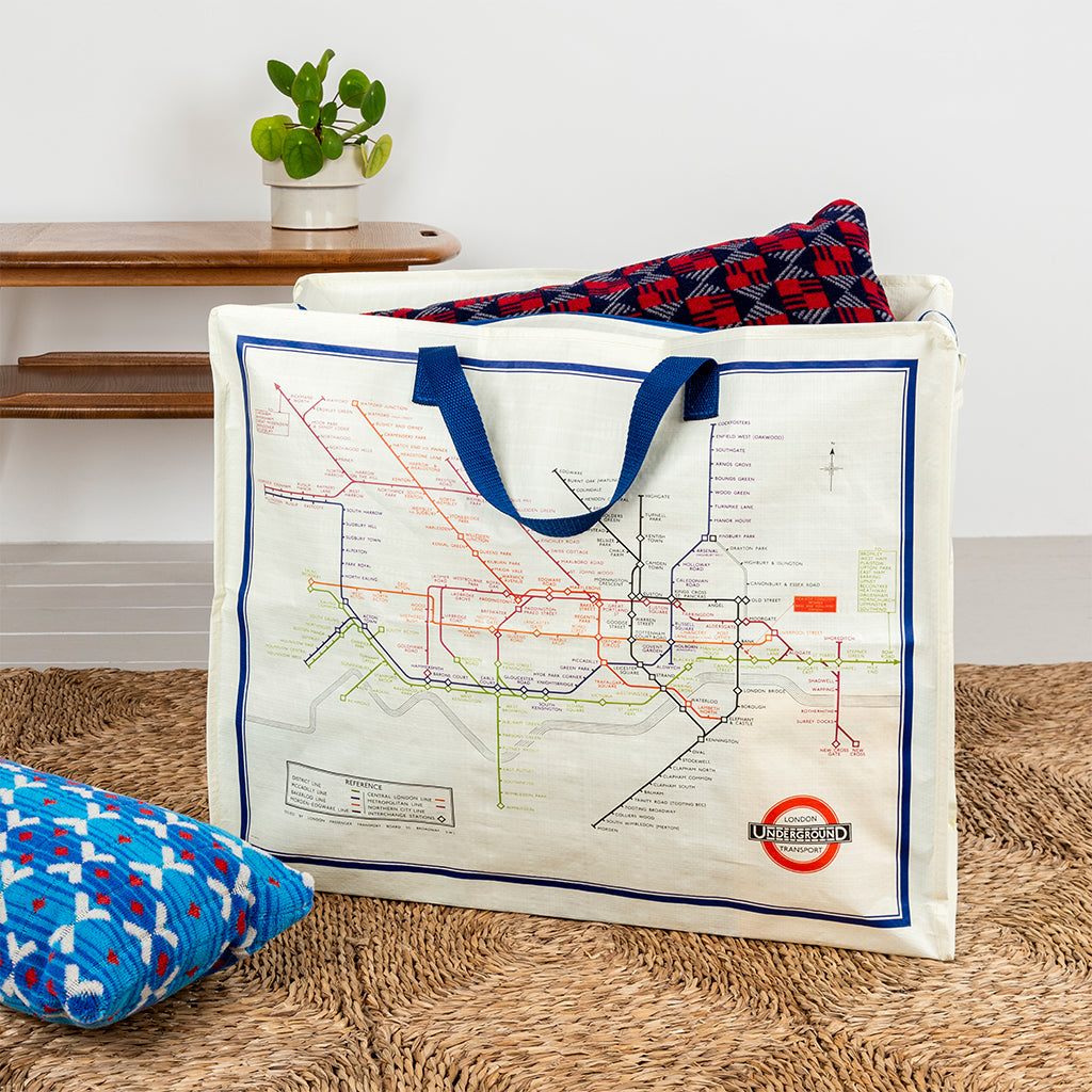 Rex London - Jumbo Opbergzak Metrokaart Londen