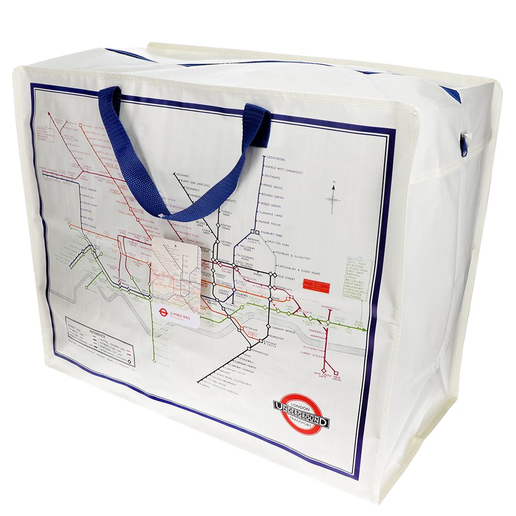 Rex London - Jumbo Opbergzak Metrokaart Londen