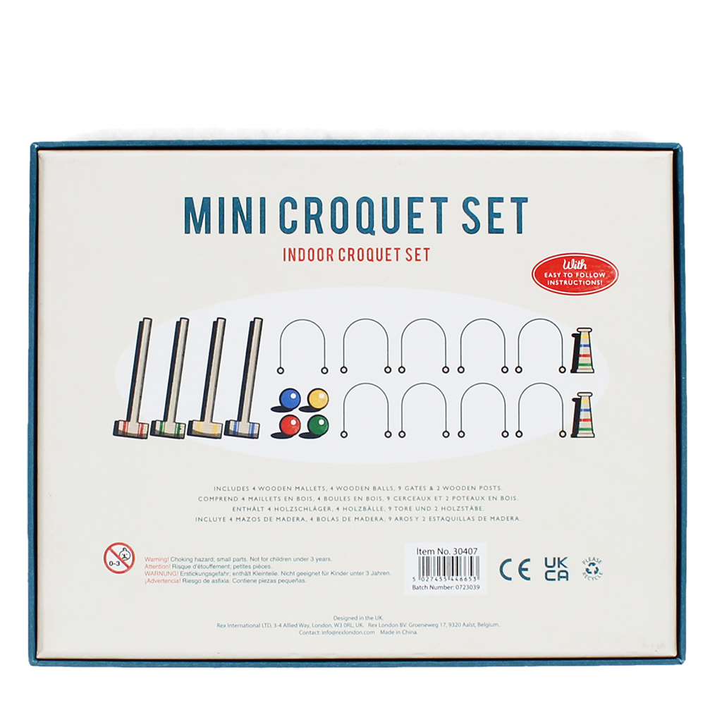 Rex London - Mini Croquet Set