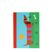 Rex London - A6 notitieboekje Sunny Sausage Dog