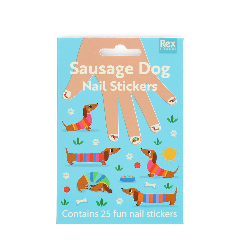 Rex London - Nagelstickers Kind Teckel