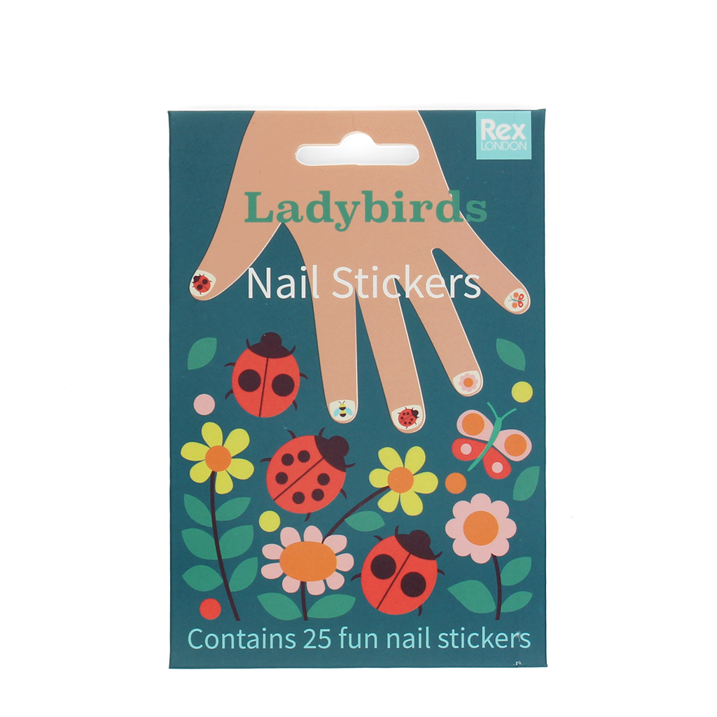 Rex London - Nagelstickers Lieveheersbeestje voor Kinderen