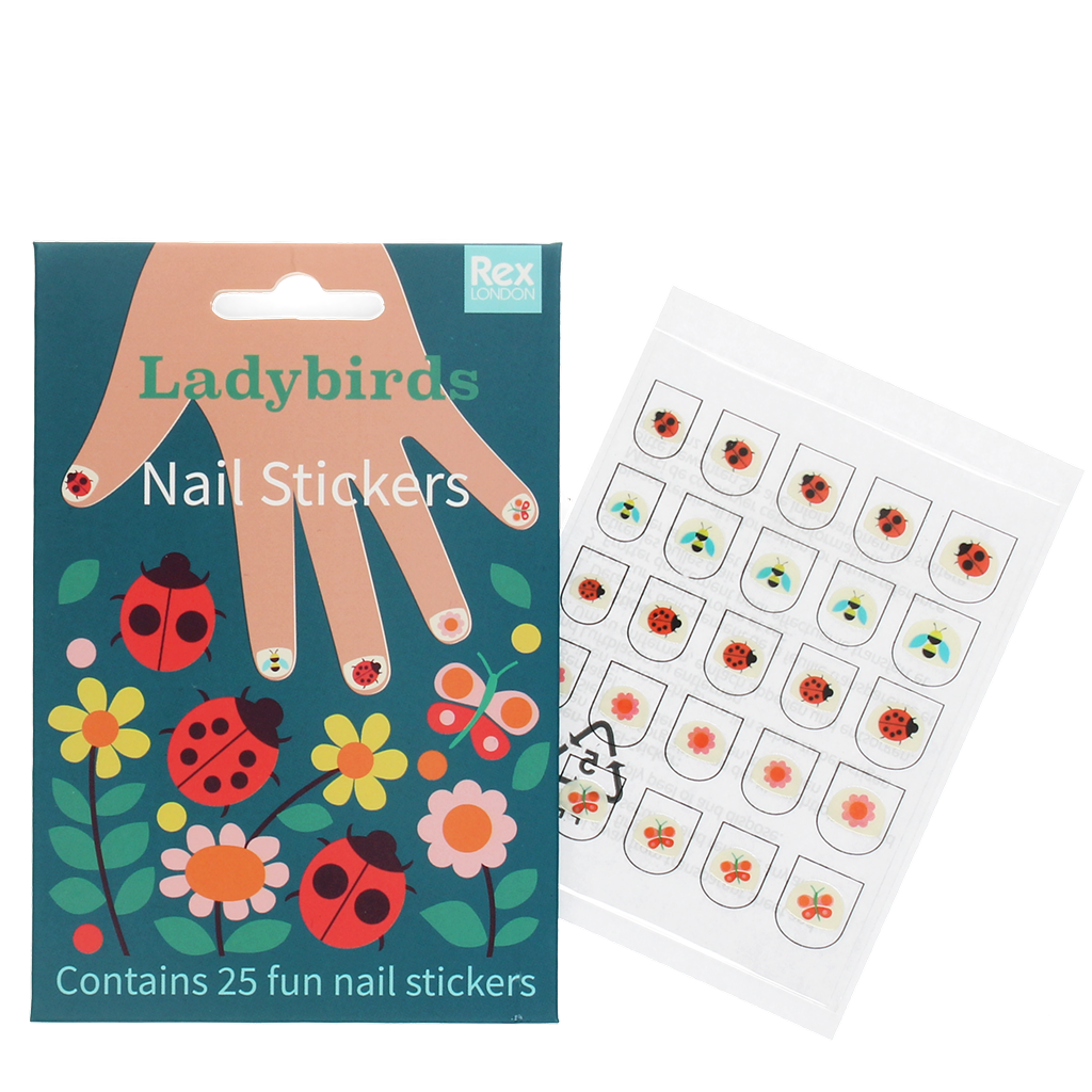 Rex London - Nagelstickers Lieveheersbeestje voor Kinderen