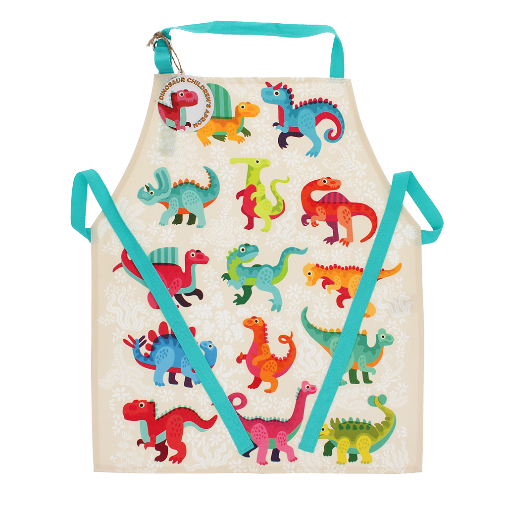 Rex London - Afneembaar Kinderschort Baby Dino's