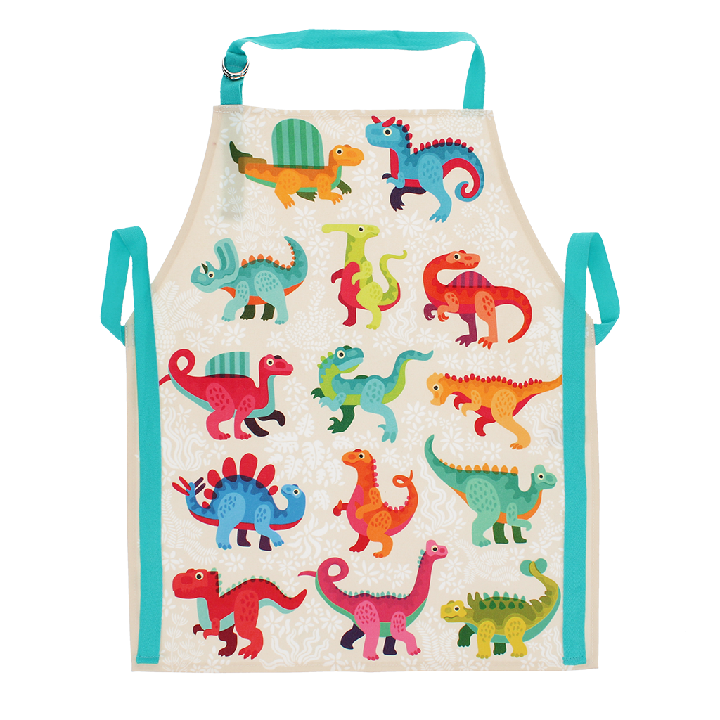 Rex London - Afneembaar Kinderschort Baby Dino's