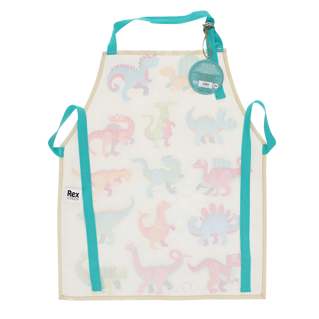 Rex London - Afneembaar Kinderschort Baby Dino's